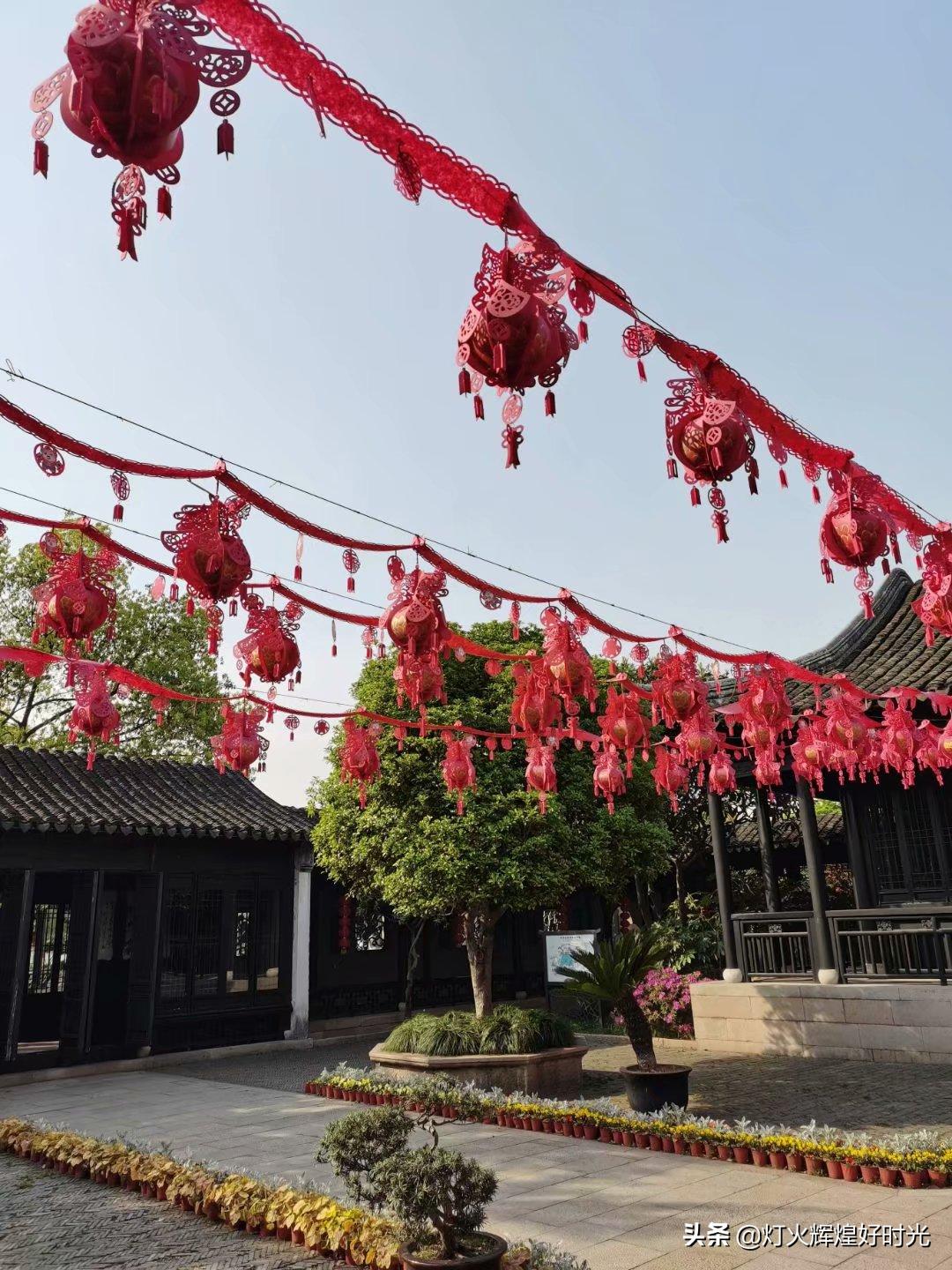 木渎古镇的园林值得一看吗,参观木渎古镇江南园林庭院