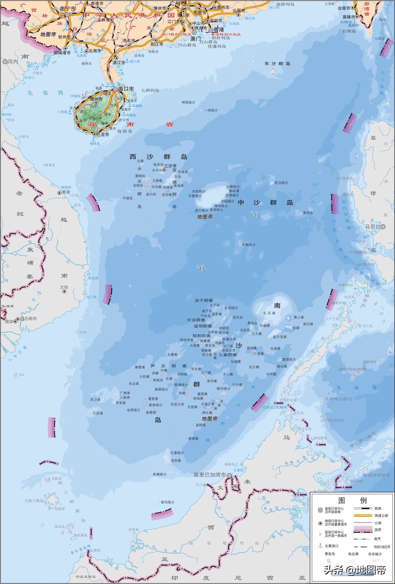 海南岛的三条国道,海南岛的三条线怎么划分的
