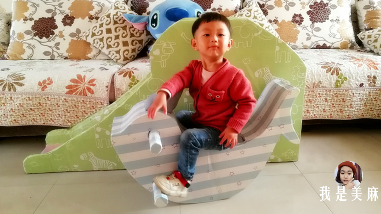 爸爸用废纸箱做的玩具,爸爸用废纸箱做汽车玩具