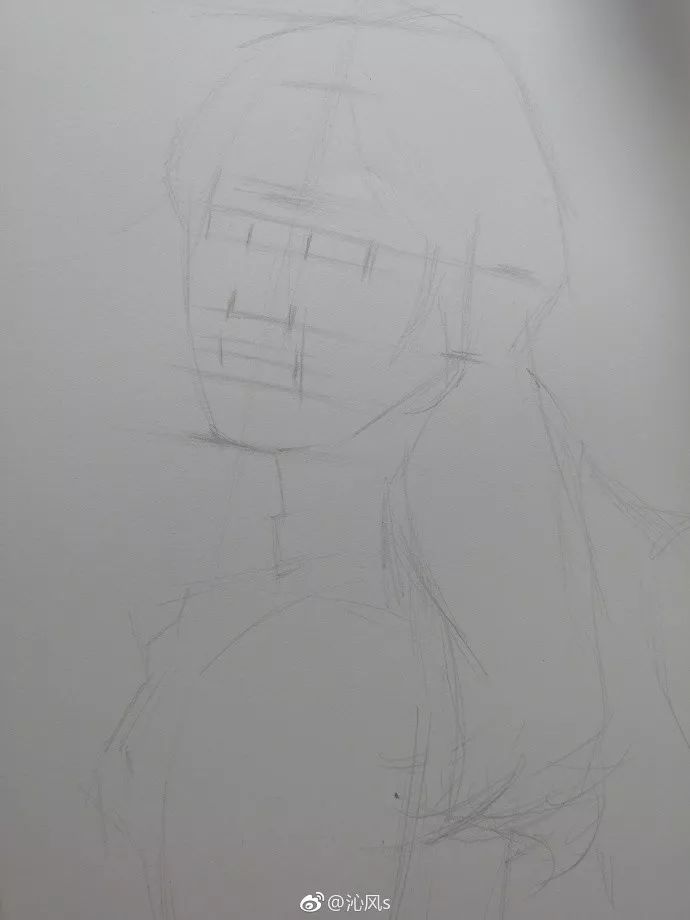 彩铅画美丽的山水画,彩铅画美人蝴蝶