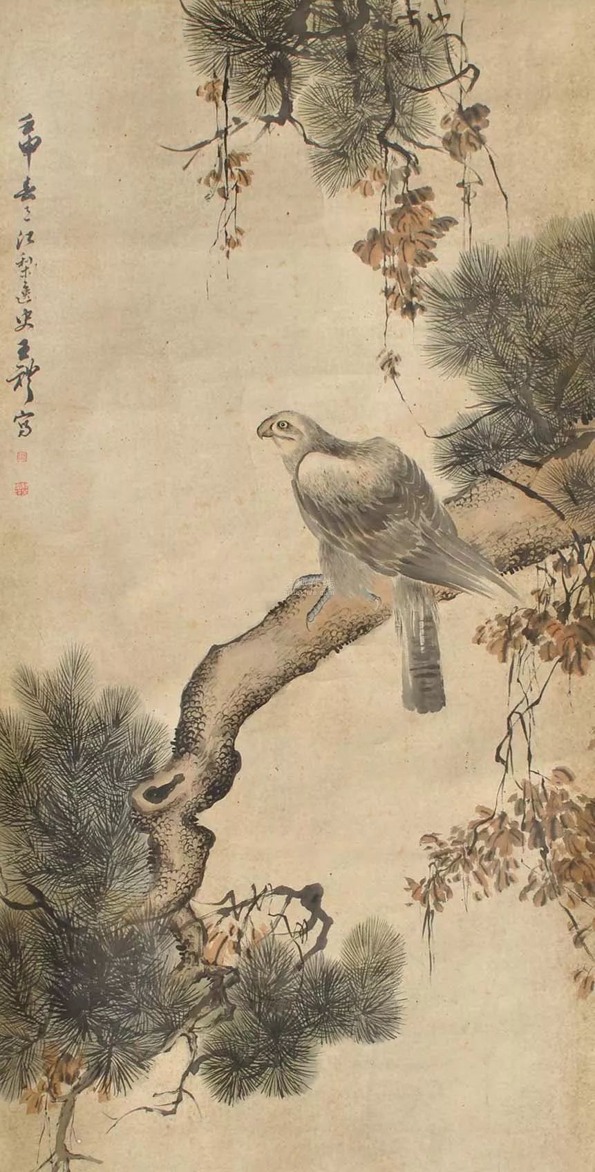 潘天寿写意花鸟画要义,著名画家潘天寿花鸟画构图理论