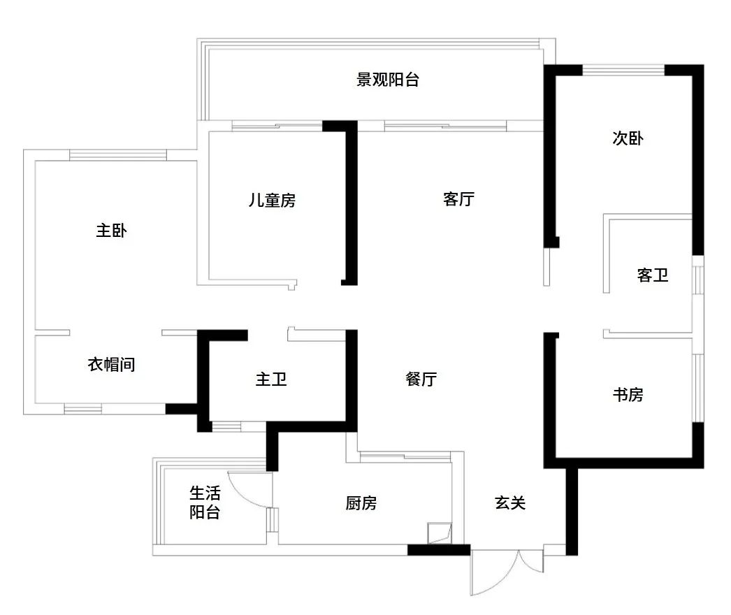 龙湖梵城135平米效果图,精装房拆掉重新装费用高吗