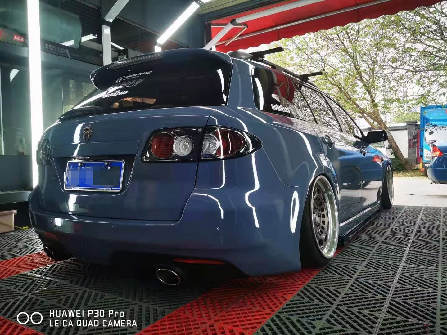 马自达6改装mps包围视频,马自达6改mps比原车宽吗