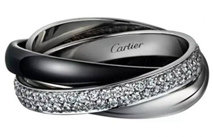 Cartier卡地亚戒指尺寸怎么选,cartier卡地亚三钻戒指