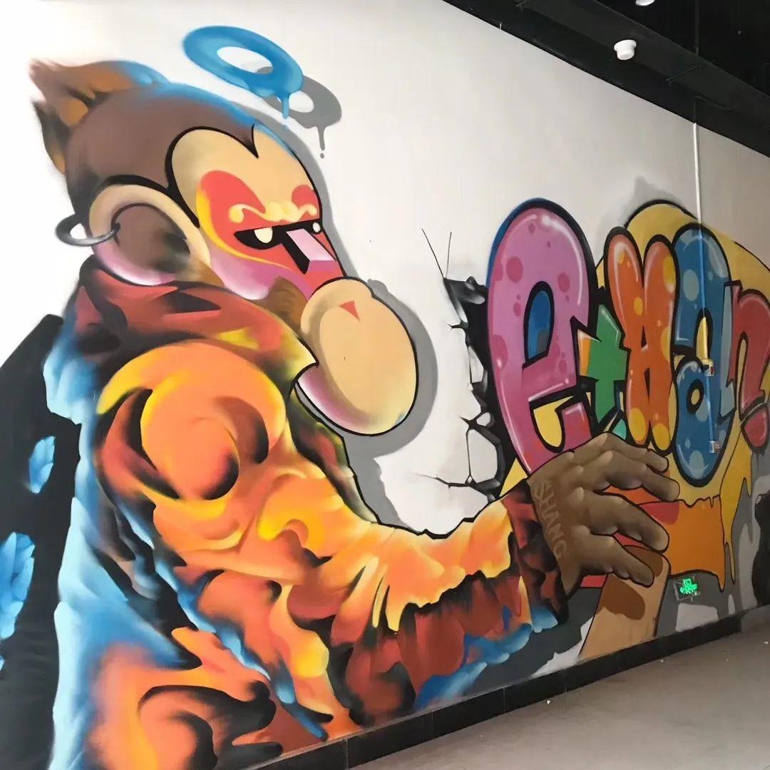 跨界首秀！街头涂鸦x花艺装置艺术，打造全球最IN潮流现场