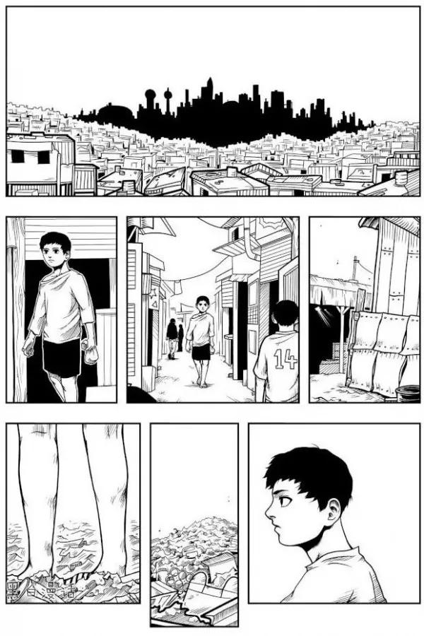 垃圾山漫画版,动物足球赛漫画
