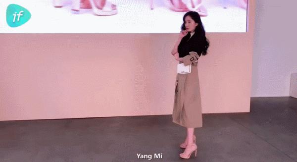 杨幂和肯豆现在的照片,杨幂与肯豆穿的高跟鞋