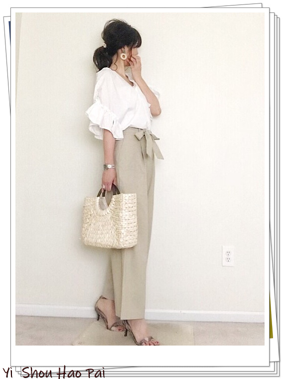 优衣库穿搭夏季女生阔腿裤,优衣库窄版阔腿纯棉女裤