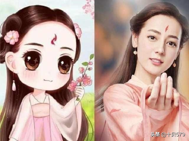 迪丽热巴戴帽子q版萌图,迪丽热巴q版萌图