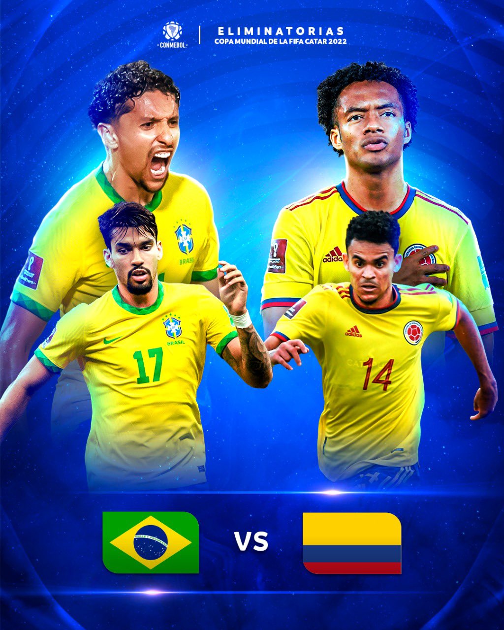 巴西2比1哥伦比亚晋级4强,桑巴军团强势出击