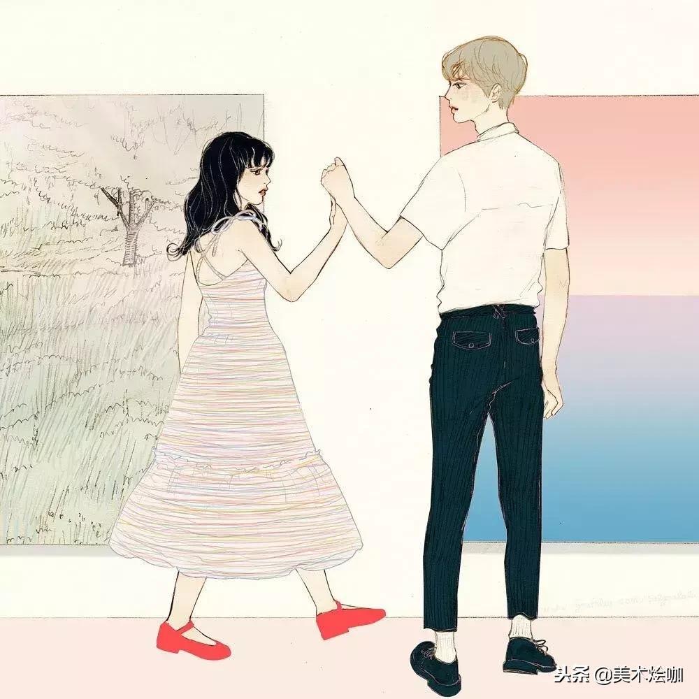 少女心爆棚的唯美插画,软萌插画清新少女心