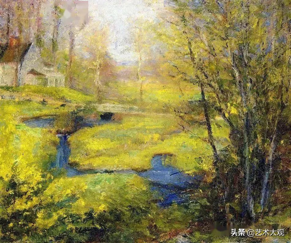 美国现代顶级风景油画作品欣赏,外国风景油画大师视频