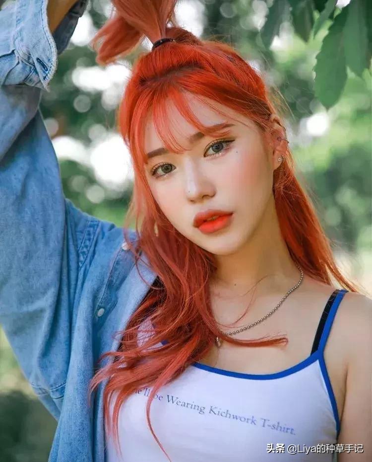 2023年脏橘色,今年火爆脏橘发色