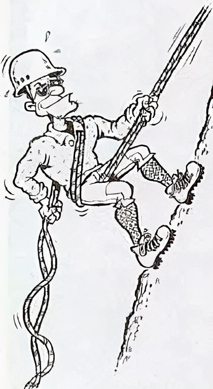 绳索登山的技巧,爬山绳索下降技巧