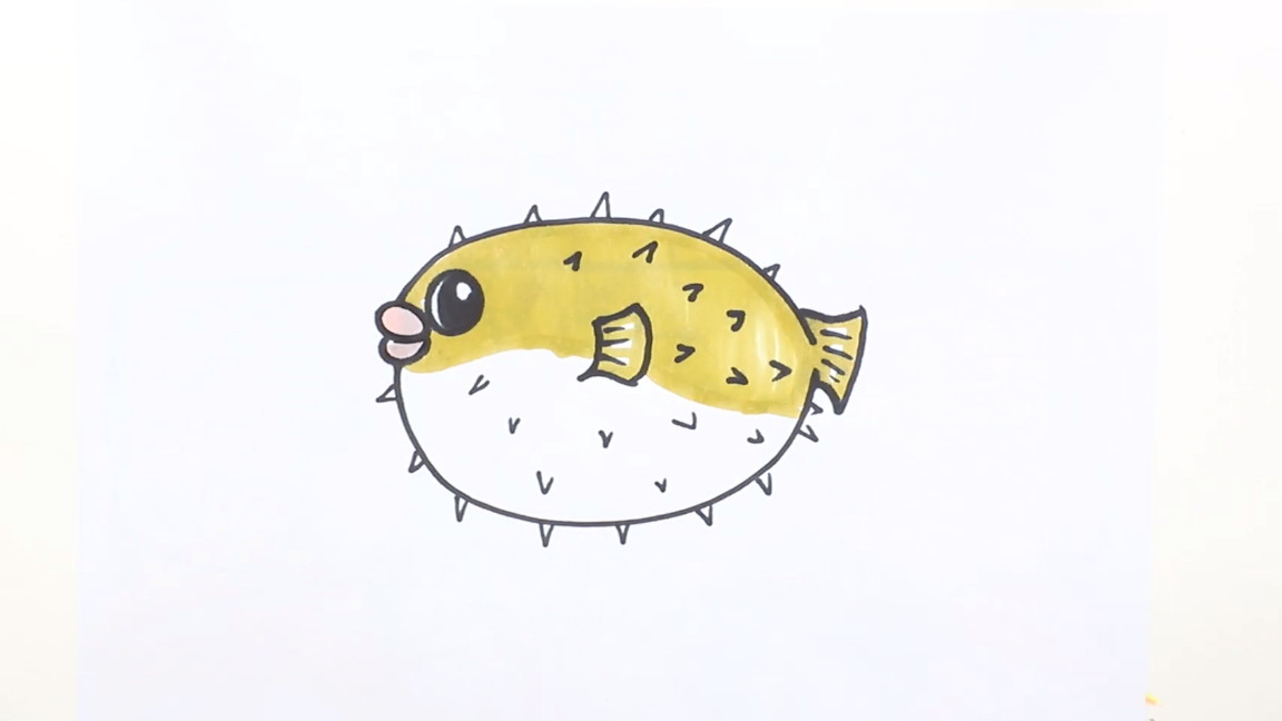 十种鱼的画法,鱼画法简笔画