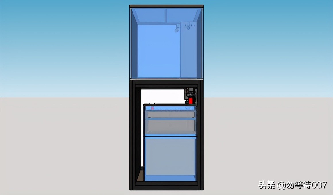 6060型鱼缸底滤,6060底滤缸用多大水泵