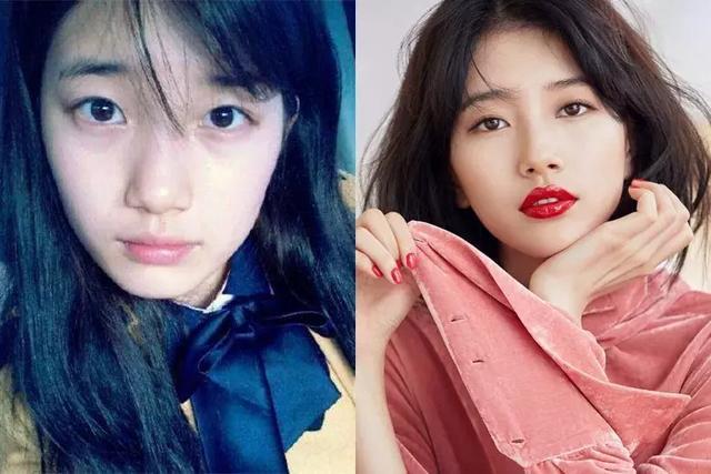 我都不敢想象化完妆后有多好看,化完妆丑了