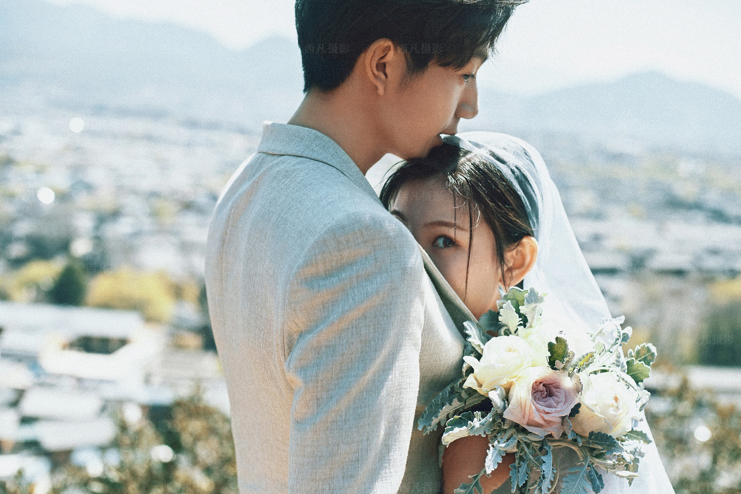 不同体型选婚纱的技巧和方法,肤色婚纱和发黄婚纱