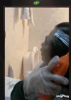 一梳黑发,在家染发黑发直接染