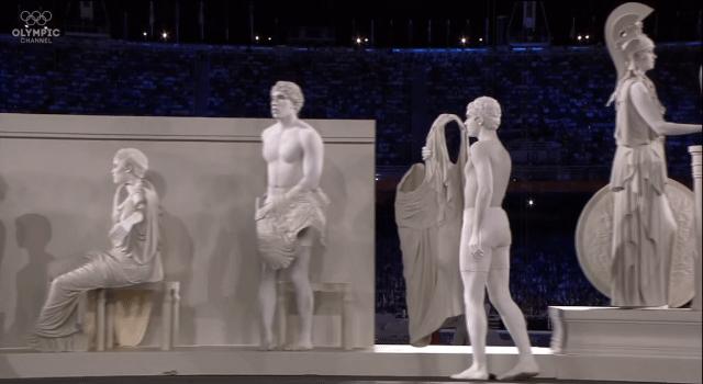 04年雅典奥运会开幕式历史年轮,雅典奥运会开幕式经典场景