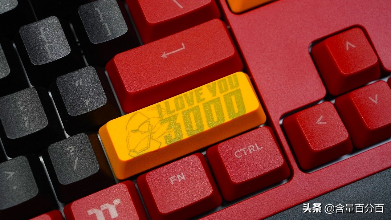 钢铁侠联名款TT机械键盘,ttg521机械键盘测评