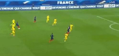 友谊赛-中国曾经战胜过的对手法国队7-1横扫乌克兰，吉鲁百场