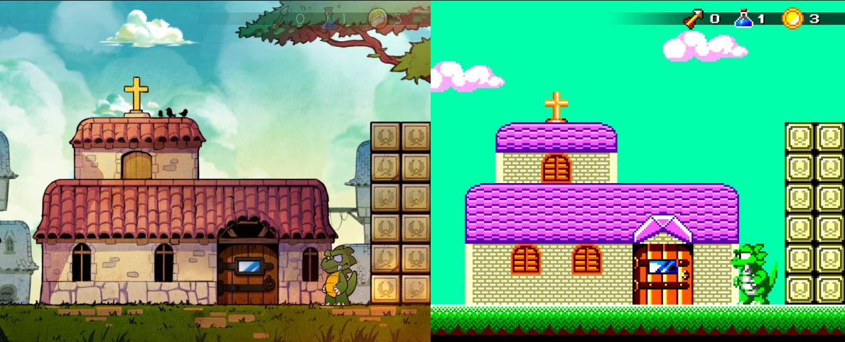 脑洞与诚意并存的优秀银河恶魔城之作——《怪物男孩和诅咒王国》