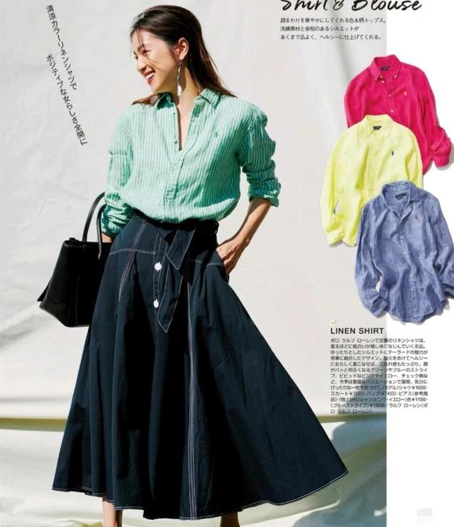 淑女气质服装搭配40岁半身裙,半身裙穿搭夏季45岁左右穿