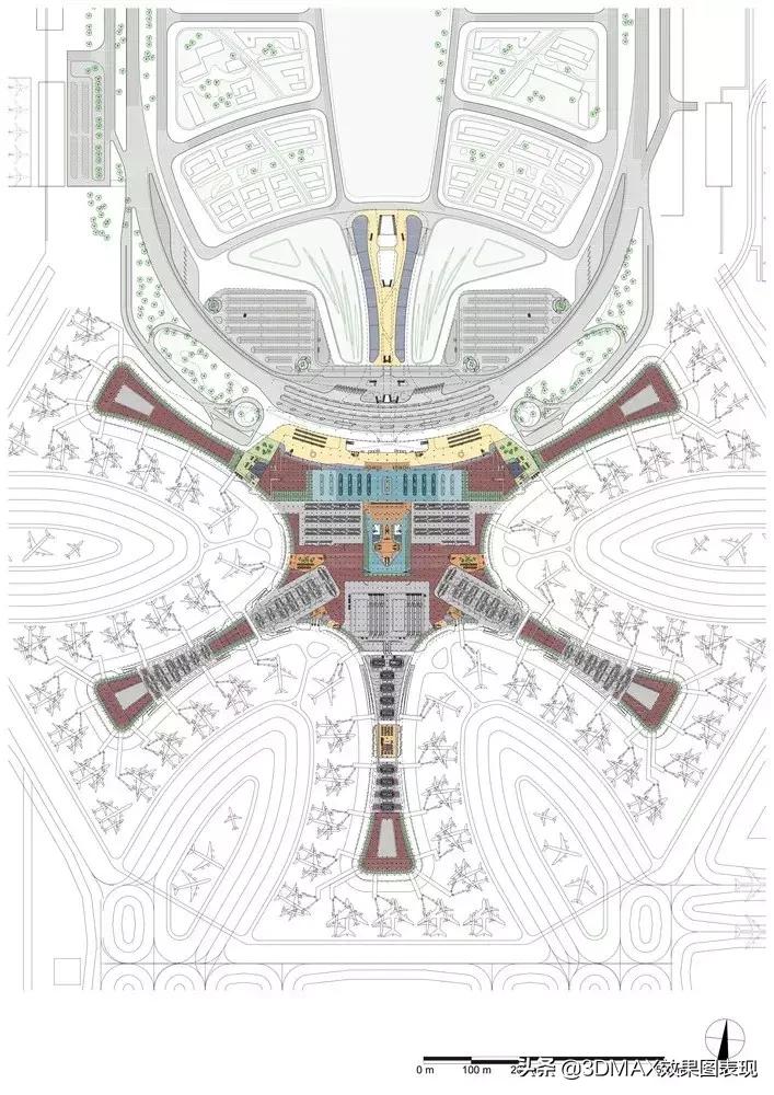 北京大兴机场总体设计方案,北京大兴机场设计图