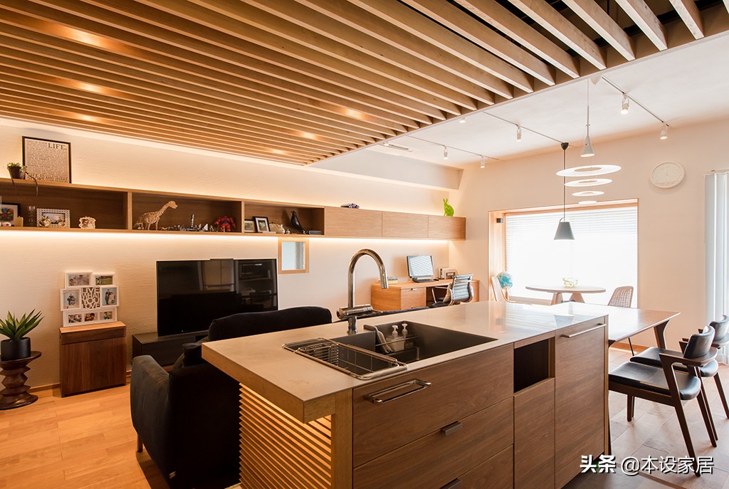 180平四房大宅全屋原木风太漂亮了,现代极简风格小宅