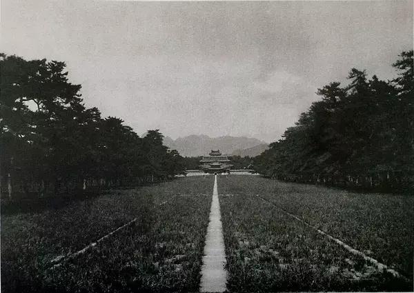 100年前中国风景建筑老照片,两亿多年前的景观
