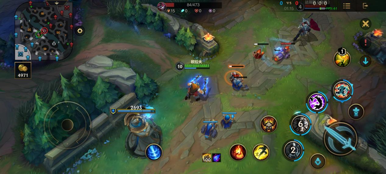 英雄联盟手游：看似笨拙的奥拉夫，却成为丝血反杀的卫冕之王