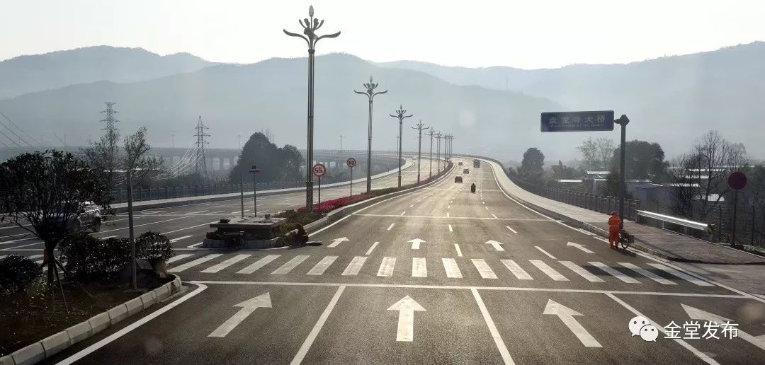 哇！比成都一环路还长6公里！金堂县城外环线全线通车