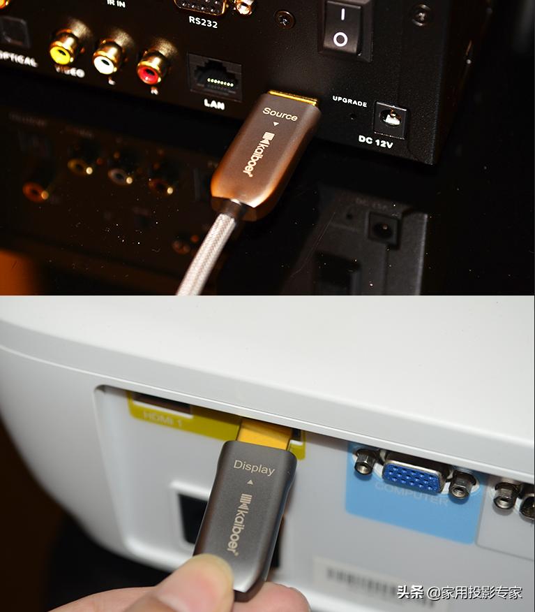开博尔有源光纤HDMI线100米,开博尔hdmi高清线真假