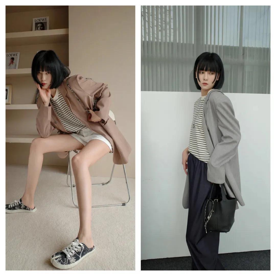 海魂衫的穿搭技巧,海魂衫穿搭女