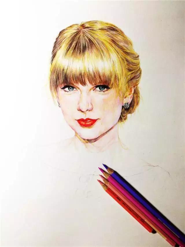 绘画~彩铅丨用彩铅如何描绘你心中的明星