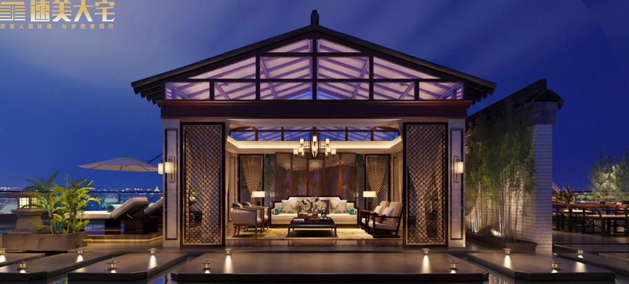 1200平国风中式院子,素雅新中式静谧如诗的闲适生活