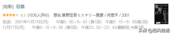 东野圭吾被翻拍过的影视剧,东野圭吾翻拍的电影哪些好看