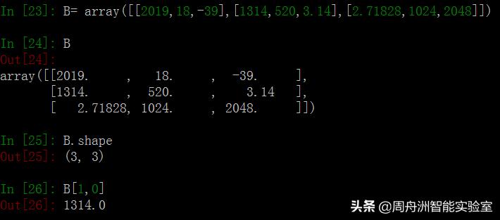 2020年数据分析必知必会(一):NumPy数组
