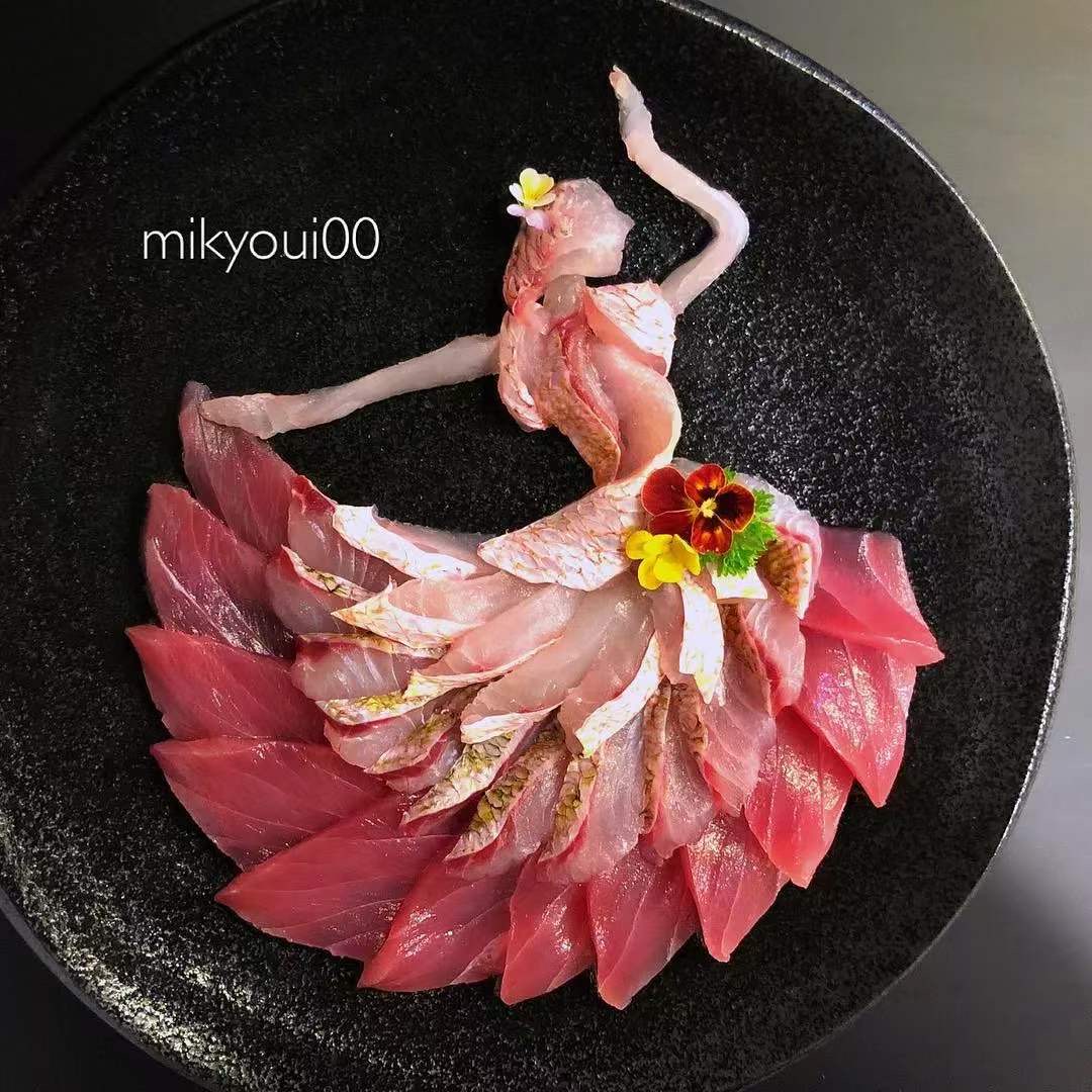澳龙刺身摆盘制作视频,刺身制作视频创意摆盘