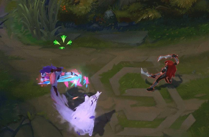 lol端游阿狸灵魂莲华特效,lol阿狸皮肤灵魂莲华