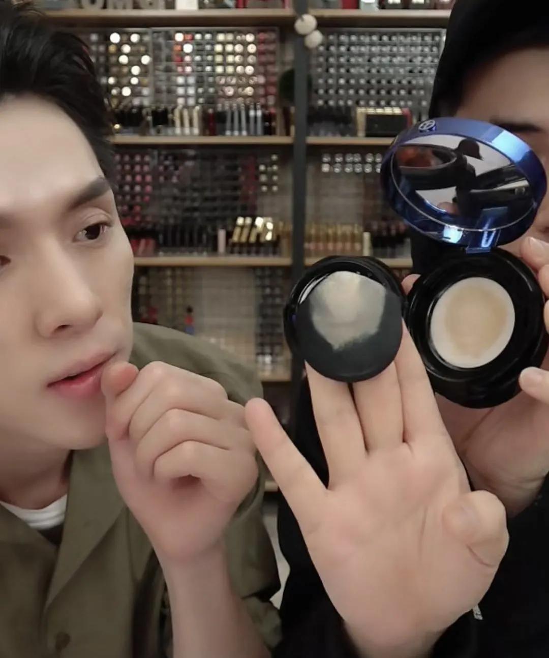 armani气垫干皮测试,armani蓝气垫新品发布会