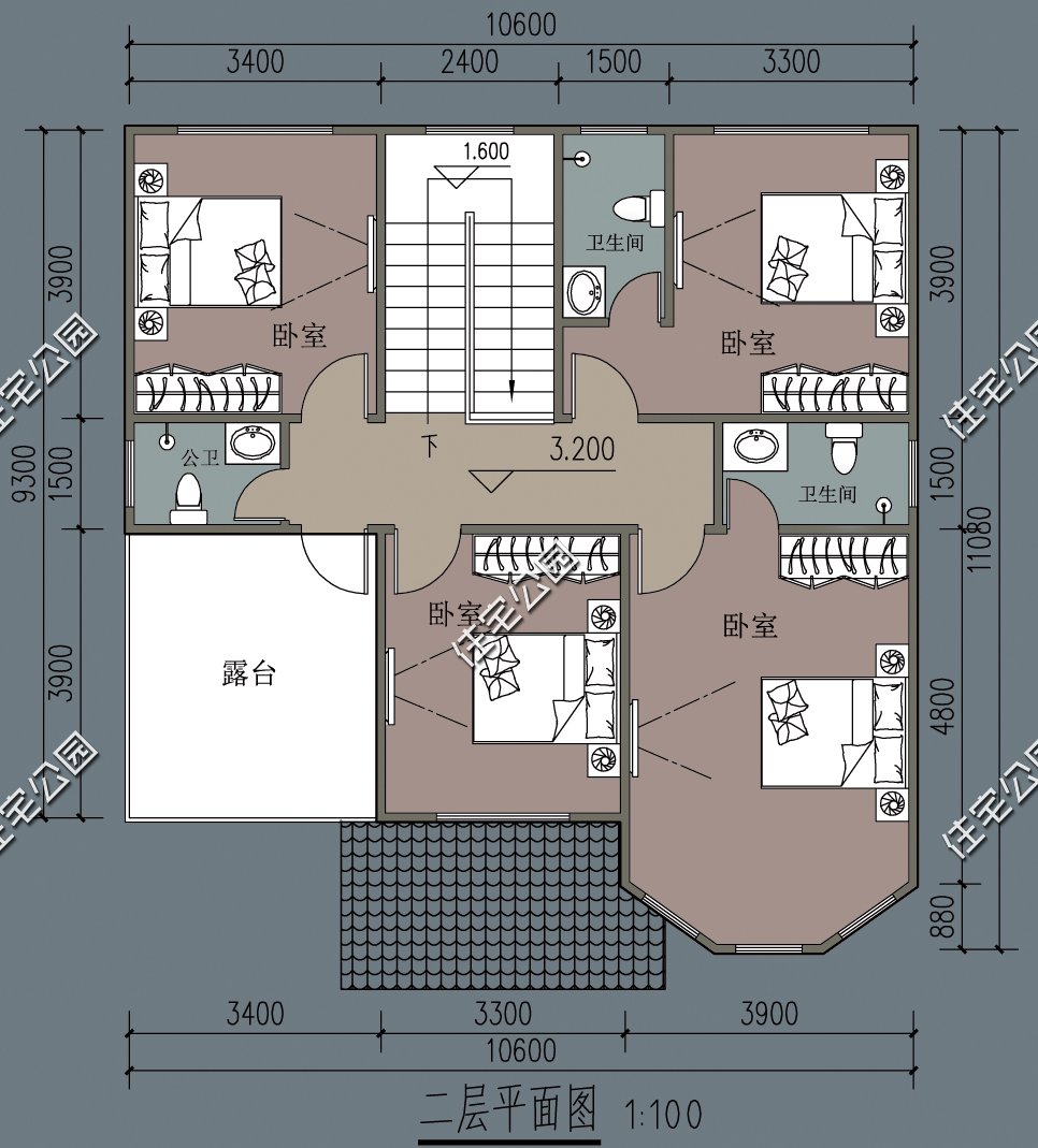 10套二层农村别墅图便宜又好看,50套农村二层别墅图纸及价格