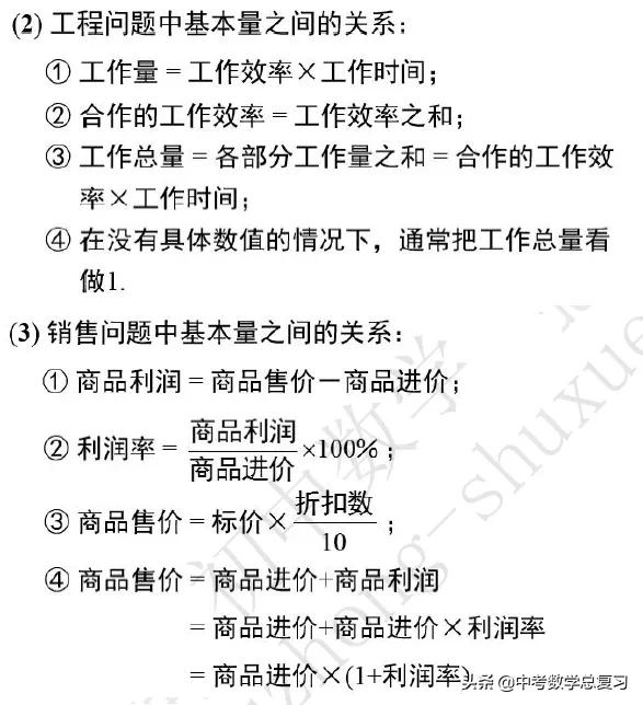 七年级上册数学找规律所有知识点,七年级上册数学必背知识点打印版
