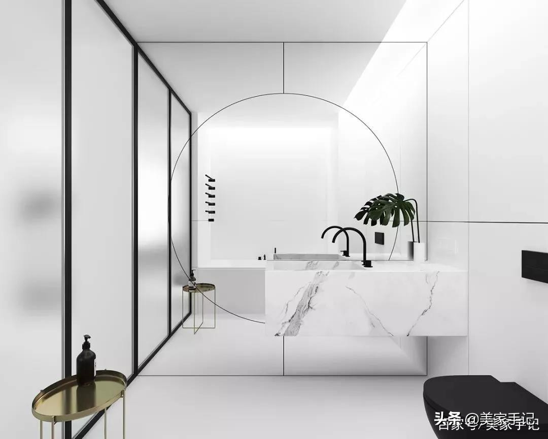 洗漱台布局风格推荐,洗漱台简约风格