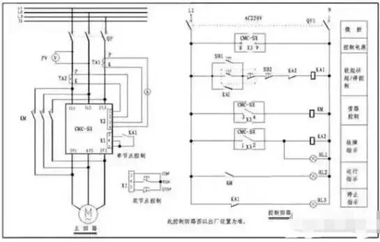 电接点压力表接软启动器接线图,软启动器控制二次回路接线图