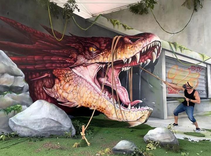 以假乱真的3d画阶梯,以假乱真的3d画