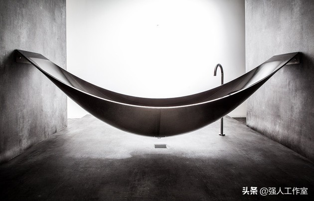 带浴缸的整体浴室卫生间,独立式超长款浴缸