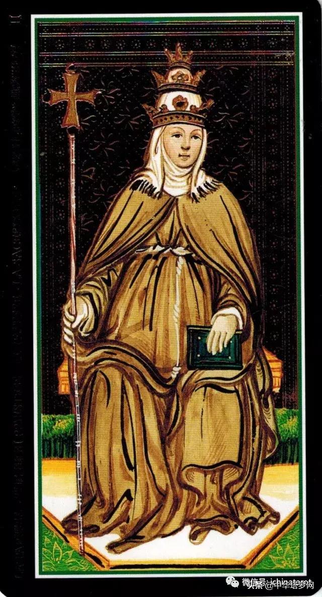 塔罗单牌解析女祭司,塔罗解析女祭司