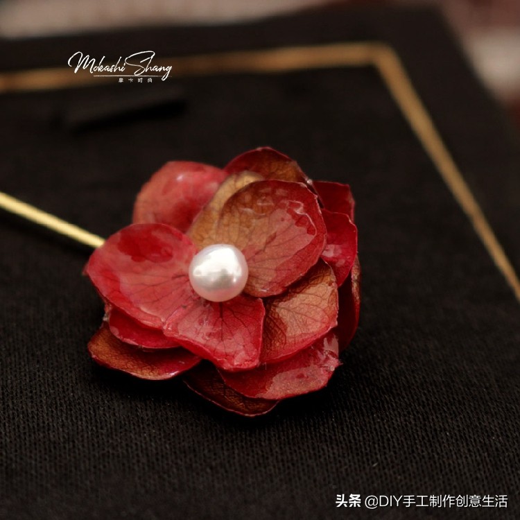 永生花首饰手工diy制作,制作永生花首饰